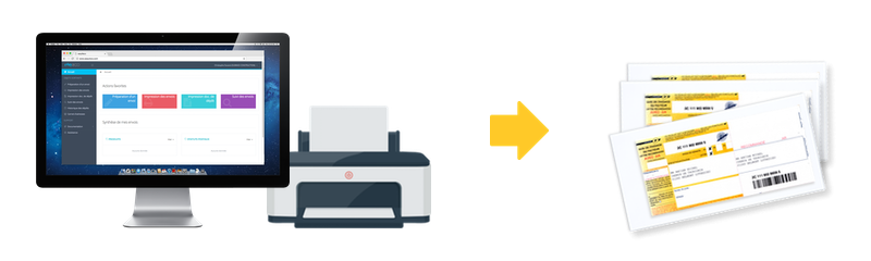 easyReco, logiciel de traçabilité courrier : imprimante et lettres recommandées