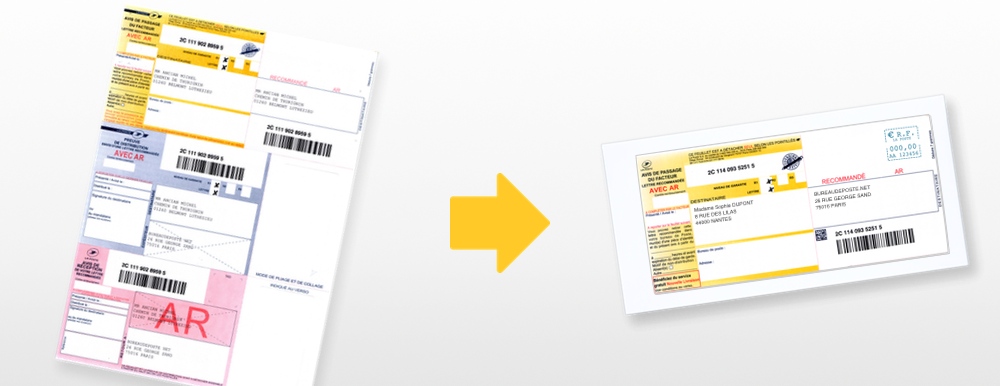 Bannière : Comment plier un recommandé A4 et comment coller le recommandé sur une enveloppe