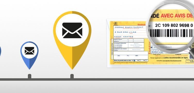 Suivre une lettre recommandée