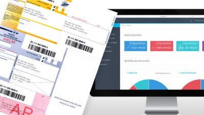 easyReco, logiciel de traçabilité courrier : remplir un recommandé postal A4