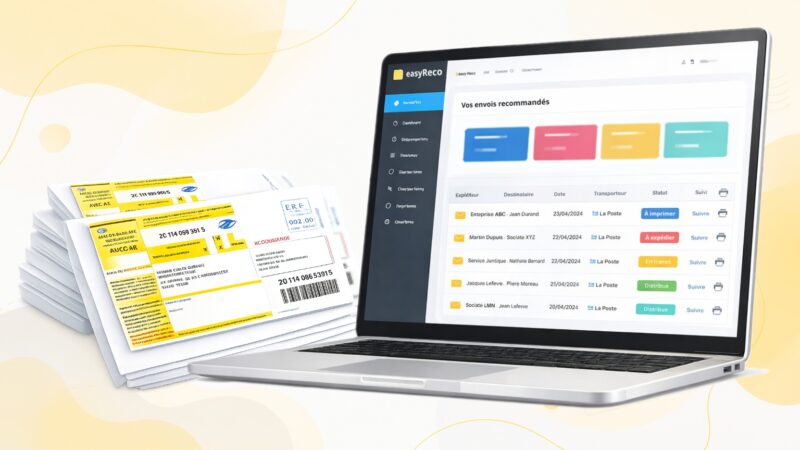 3 astuces pour préparer facilement vos recommandés : personnalisation, A4, easyReco – Bureaudeposte.net